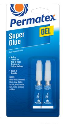 The Original Superglue Thick-Gel Super Glue Tube, Pack/2 SGG22-12