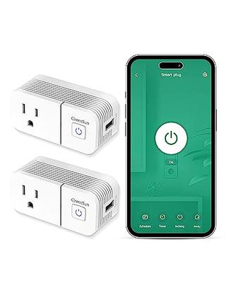 Smart Plug Mini 15A WiFi Outlet Compatible Function ETL HBN