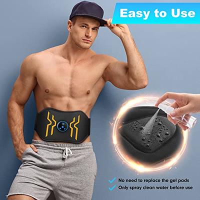 ABS Stimulator, Ab Machine, Abdominal Toning Belt Muscle Toner Fitness  Training Gear Ab Trainer Equipment for Home……