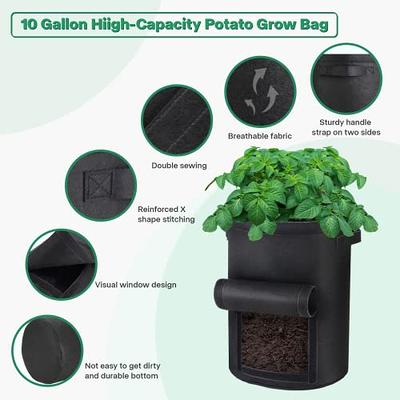 5/10 Gallon Potato Planting Bags, Garden Planting Bags, Vegetable