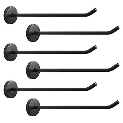 Black Wall Hooks For Hanging, Metal Coat Hooks, Wall Mounted Cubicle  Accessories, Retro Double Hooks, Heavy Duty Door Hangers For Towel, Hat,  Key, Closet, Bag - Temu