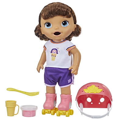 Baby Alive Roller Skate Baby Doll with Brown Hair, 12 Inch Doll, Only at  Walmart - Yahoo Shopping