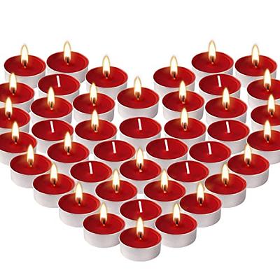 100 Pcs Red Tea Lights Candles Red Smokeless Tealight Candles 4 Hours Mini Tealight  Candles Dripless Red Candles Bulk for Dinner Party Home Decoration Wedding  Centerpiece Birthday Valentine's Day - Yahoo Shopping