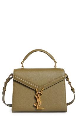 Saint Laurent Mini Jamie Lock Baguette Wool Shoulder Bag