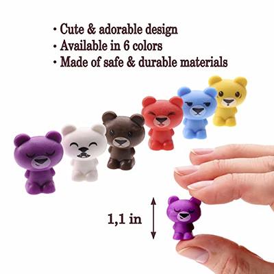 Barydat 400 Pcs Mini Resin Animals Figures Bulk for Pranks Hide Crafts Tiny  Resin Miniature Toys Garden Accessories Mini Stuff for Valentine's Day