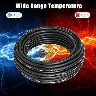 Buryeah Thermostat Wire Bell Wire Solid Copper Cable 18 Gauge ETL  Electrical Wire, Power Circuit Cable Moisture, Heat and UV Resistant for  Low Voltage