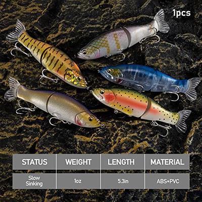 Muskie Fishing Jointed Lures  Fishing Pike Muskie Lures