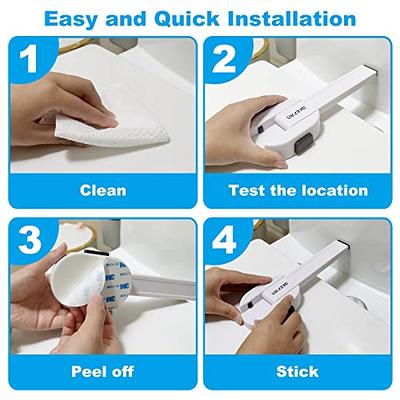 Toilet Locks Baby Proof - OKEFAN Toilet Seat Lock Child Safety for Toddlers  Adhesive Kids Proofing Toilet Lid Lock Easy to Install No Drill Needed (1)  - Yahoo Shopping