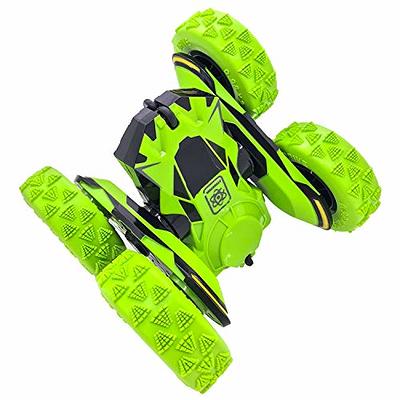 SGILE RC Stunt Car Toy Gift, 4WD Remote Control Car with 2 Sided 360  Rotating Rc Car for Kids Girls Boys Age 6 7 8 12, Green