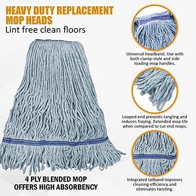 Rubbermaid Commercial Products Cotton Replacement Head in the Mop Refills & Replacement  Heads department at