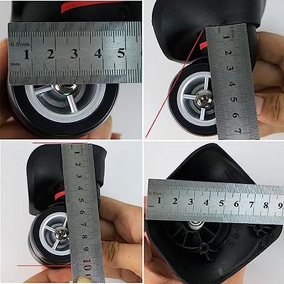  Replacement Luggage Wheel Repair Suitcase Bag Parts Spinner  Wheels Casters for Travel Customs Box W044 (Pair) : Sports & Outdoors