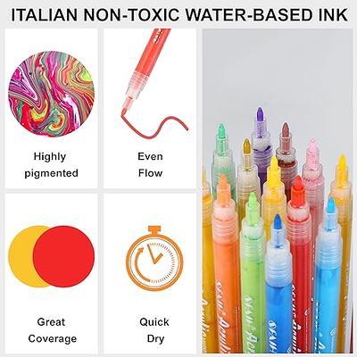morfone Acrylic Paint Marker Pens, Morfone Set of 12 Colors