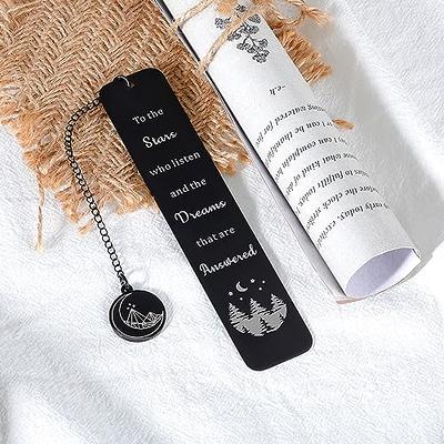  ACOTAR Bookmark Gifts for Women Funny Book Lover Gifts for  Friends Nerds Bookish Fans Reader Inspirational Birthday Christmas  Graduation Gifts for Women Men, to The Star Bookmark 1PCS Double-Sided :  Office