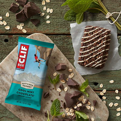 CLIF BAR - Chocolate Chip - Made with Organic Oats - 10g Protein - Non-GMO  - Plant Based - Energy Bars - 2.4 oz. (6 Pack)