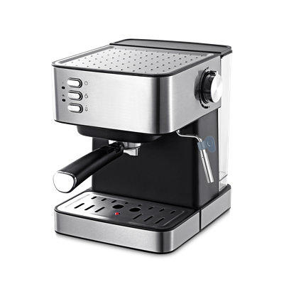 Manual Espresso Machine, 15 Bar Pump Pressure + Milk Frother Steam Wand -  Yahoo Shopping