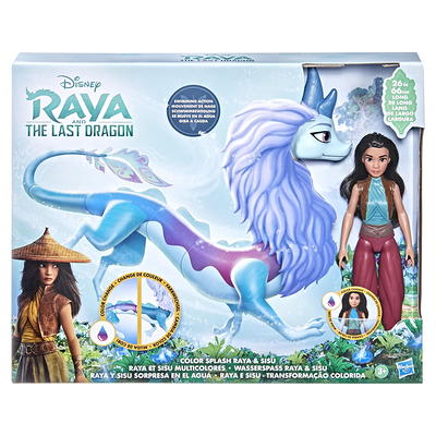  Disney Raya and The Last Dragon Young Raya and Kumandra Flower,  Lights and Sounds Doll, Musical Toy for Kids 3 Years and Up : Toys & Games