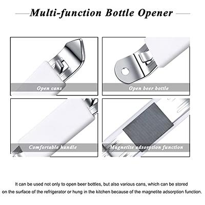 Rainbow Color Stainless Steel Flat Bottle Opener, Sturdy and