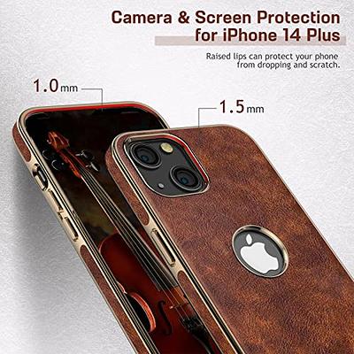 iPhone 8 Plus Case, Ultra Slim Flexible iPhone 8 Plus Matte Case, Styles 3  in 1 Electroplated Shockproof Luxury Cover Case for iPhone 8 Plus (Gold)