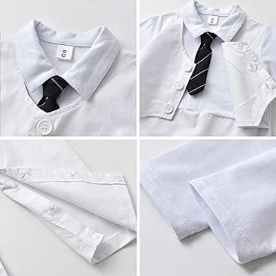 IBTOM CASTLE Newborn Baby Boys Baptism Christening Formal Outfit Bowtie Top  Shirt Suspenders Pants Wedding Party Tuxedo Suit Ring Bearer Overalls  Outfits Clothes Suit All White 9-12 Months - Yahoo Shopping