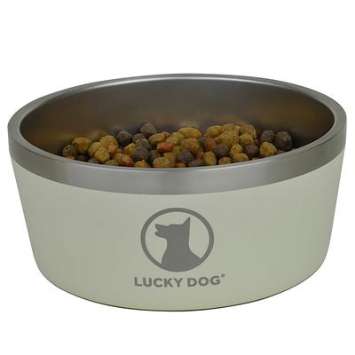 Frisco Copper Stainless Steel Elevated Foldable Double Dog & Cat Bowls, 5.75 Cups