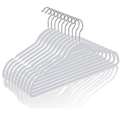 Byomostor Black Plastic Hangers 50 Pack, Light Weight Durable Clothes  Hangers