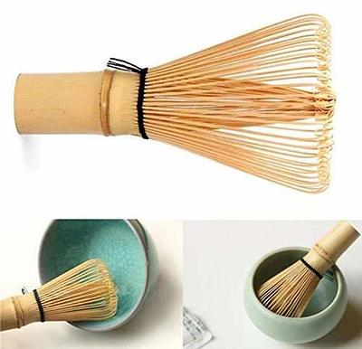 BambooMN Matcha Whisk Starter Set - Chawan Matcha Bowl, Tea Whisk,  Chashaku, Spoon, Matcha Holder, and Bamboo Coaster 