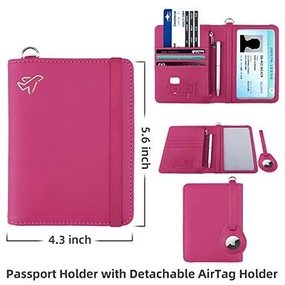 Airtag Wallet Case avec porte-carte Portefeuilles passeport