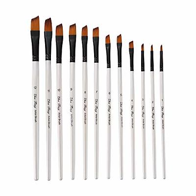 12PCS Professional Paint Brush, Fine Line Brushes, Drawing Supplies Student  School For Painter Home 12PCS Fine Liner Brushes 