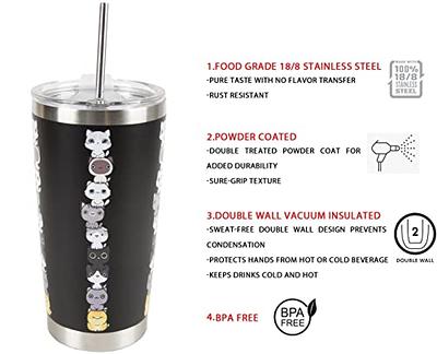 Remagr Skinny Tumblers 20 Oz Stainless Steel Tumbler Bulk with Lids and  Straws Blank Slim Insulated Cup Double Layer Water Tumbler for Travel