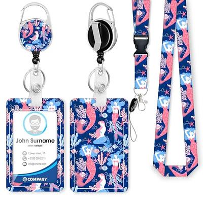 ID Badge Holder with Breakaway Lanyard, Funny Nurse Lanyards for ID Badges  Name Tags ID Card Holder, Cute Badge Reel Badge Clip Retractable, Coffee  Scrubs and Rubber Gloves (White) - Yahoo Shopping