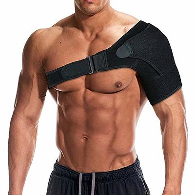 HUEGLO Left Shoulder Brace for Women Men Rotator Cuff,Adjustable Shoulder  Support for Shoulder Pain Relief，Dislocated AC Joint,Labrum  Tear,Sprain,Soreness,Bursitis, Tendinitis,Shoulder Support Strap,Medium -  Yahoo Shopping