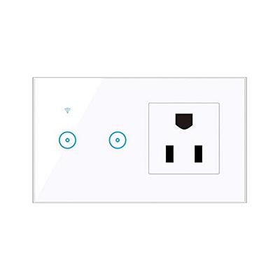 Geeni 15 Amp 125-Volt Dual Outlet Outdoor Smart Wi-Fi Plug with iOS and  Android App Voice Control No Hub Required Grey GN-OW102-103 - The Home Depot