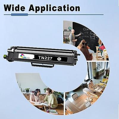 TN227 TN-227BK/C/M/Y High Yield Toner Cartridge Compatible Replacement for  Brother TN227 TN227BK TN 223 HL-L3290CDW MFC-L3770CDW MFC-L3750CDW