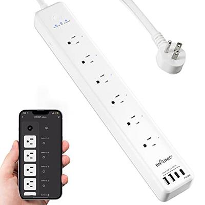 BN-LINK Smart Power Strip Compatible with Alexa Google Home, Smart Plug WiFi  Outlets Surge Protector with 4 USB 6 Charging Port Multi Plug Extender,15A  - Yahoo Shopping