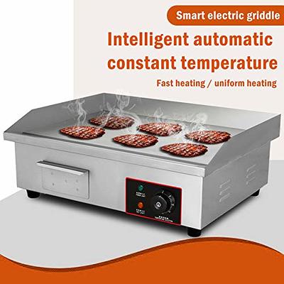 Electric Griddle Flat Top Grill 3000W Hot Plate BBQ Countertop Commercial 