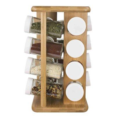  Cole & Mason Brixham 16 Jar Carousel - Spice Rack with