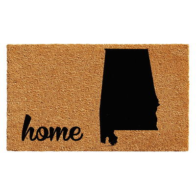 Outdoor Hello Winter Christmas Doormat, Tan/Black, 29L x 17H , Coir/Vinyl | Kirkland's Home