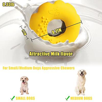 Donut Dog Toys - Dog Toys for Aggressive Chewers - Durable Dog