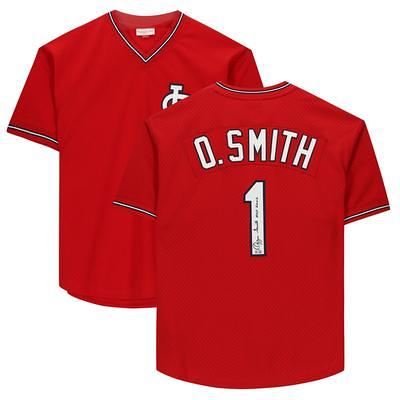 Ozzie Smith Signed St. Louis White Jersey (JSA)