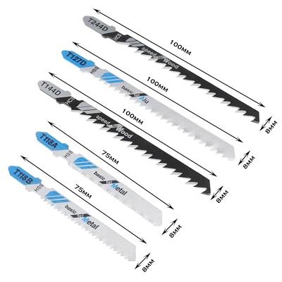 10PCS Jigsaw Blade Set for Wood & Metal T-Shaft Saw Blades for All Jigsaws  Compatible with Bosch Compatible with Makita Compatible with Black & Decker  - Yahoo Shopping