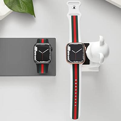  youco Compatible with Apple Watch Band 38mm 40mm 42mm  44mm,Luxury Designer Soft Leather Watch Band Replacement Wrist Strap  Compatible for iWatch Series 654321 SE : Cell Phones & Accessories