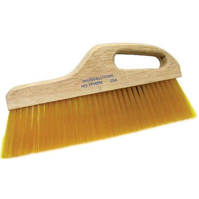 Konex Fiber Economy Utility Cleaning Brush. Heavy Duty Scrub Brush with Wood Handle. Peanut Shaped