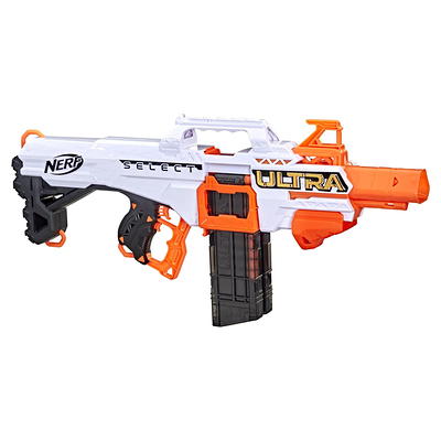 NERF Modulus ECS Motorized Blaster, Removable Scope, Drop Grip, Barrel,  Stock, 10-Dart Clip ( Exclusive)