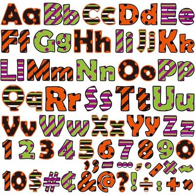 Alphabet Uppercase Columns | Wall Decal for Kids