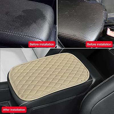 8sanlione Auto Center Console Pad, PU Leather Car Center Console Box  Cushion, Non Slip Soft Armrest Seat Box Cover, Waterproof Vehicle Armrest  Protector, Car Accessories for SUV Truck (Beige) - Yahoo Shopping