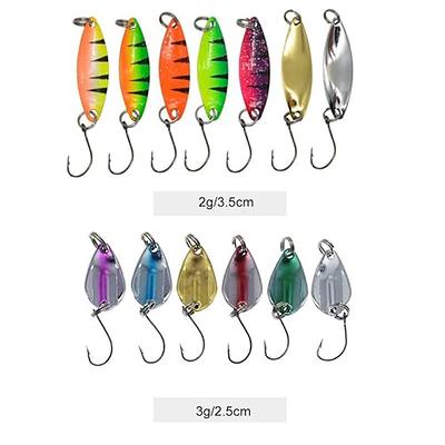 kkekos 43PCS Fishing Lure Bait Lure Spinner Fishing Spoon with Hook Set for  Crappie Trout Walleye Bass Lures Kit with Box - Yahoo Shopping