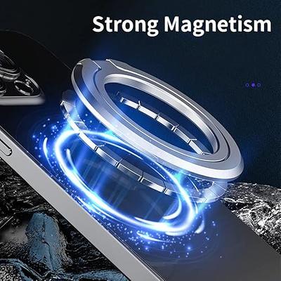 Magnetic Cell Phone Ring Holder Compatible with iPhone 12 13 14 Series  MagSafe Removable Cell Phone Grip Kickstand