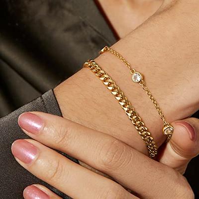 Gold Bracelets for Women Jewelry Gift Set of 4 for Women Dainty Boho Gold  Bracelets - Walmart.com