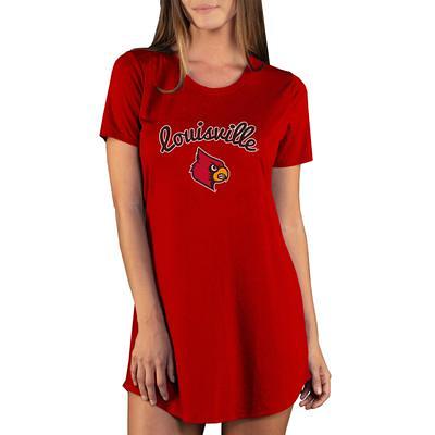 Women's Concepts Sport Red/White Louisville Cardinals Tradition Lightweight  Lounge Pants