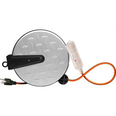 30 ft. 16/3 Metal Retractable Extension Cord Reel - Yahoo Shopping